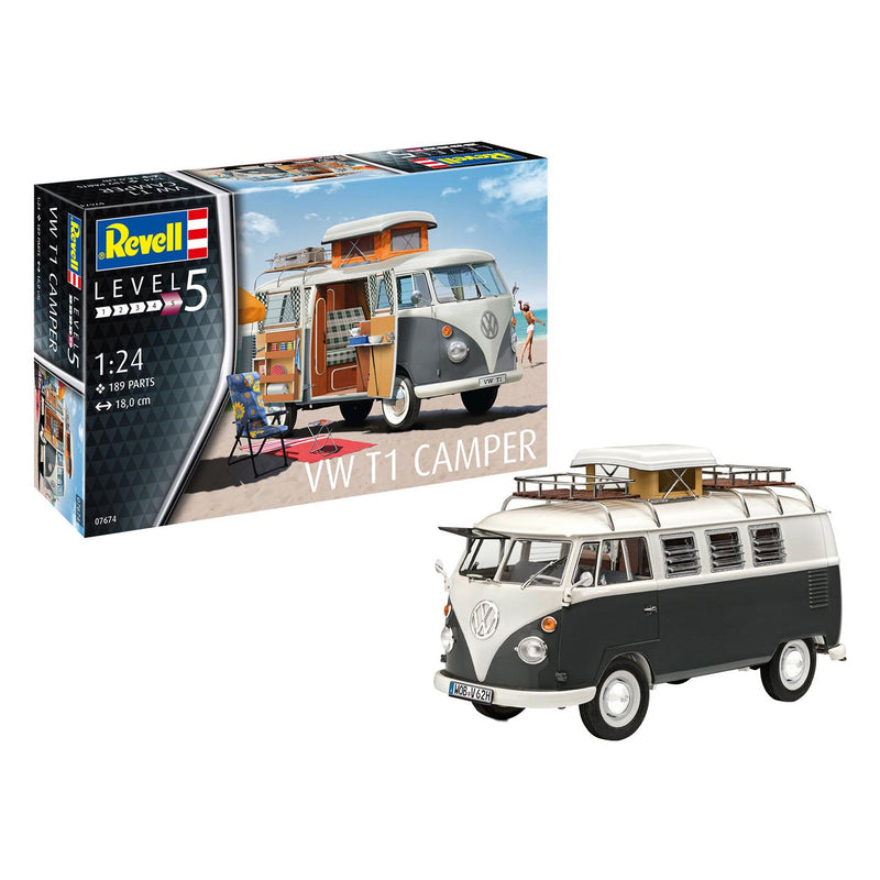 Load image into Gallery viewer, Revell vw t1 camper modelbouw
