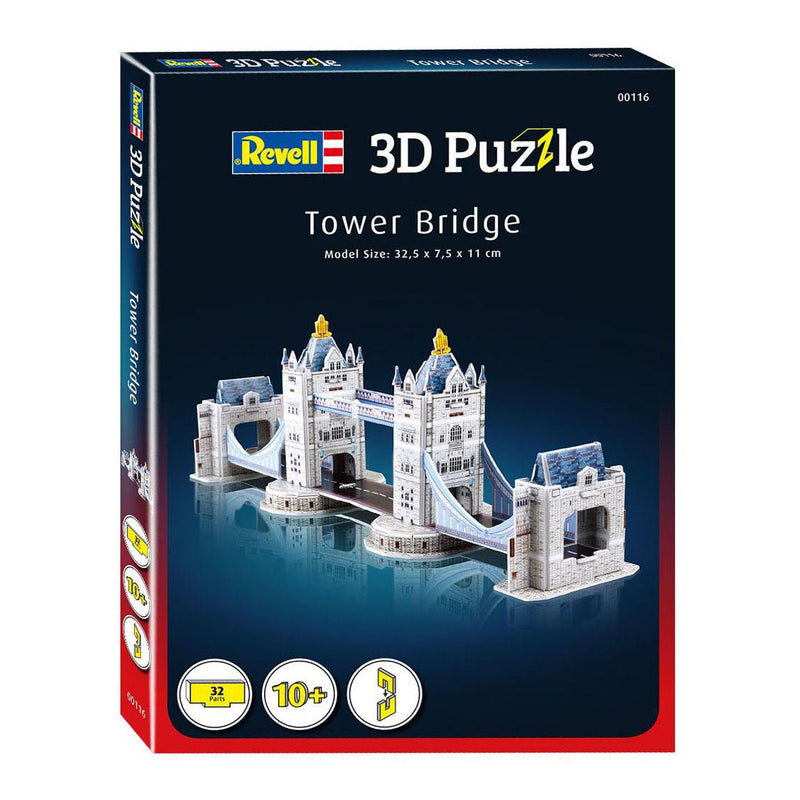 Load image into Gallery viewer, Revell 3d puzzel bouwpakket - tower bridge 32st.
