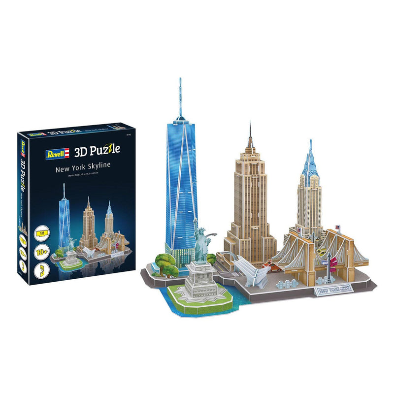 Load image into Gallery viewer, Revell 3d puzzel bouwpakket - new york skyline 123st.
