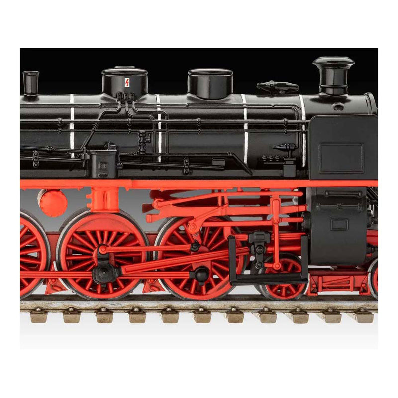 Afbeelding laden in galerijviewer, Revell modelbouwpakket militaire voertuigen - 02167 baureihe 18 505 - tender 2'3' t 38 - stoomlocomotief plastic - 1:87 - modelbouw
