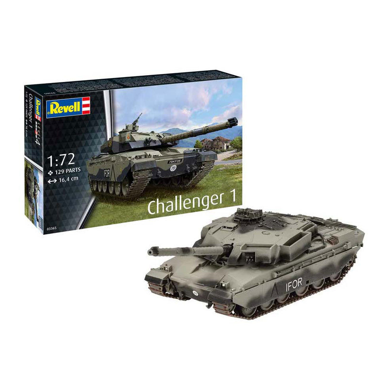 Load image into Gallery viewer, Revell modelbouwpakket - challenger 1 1:72 - 129dlg.
