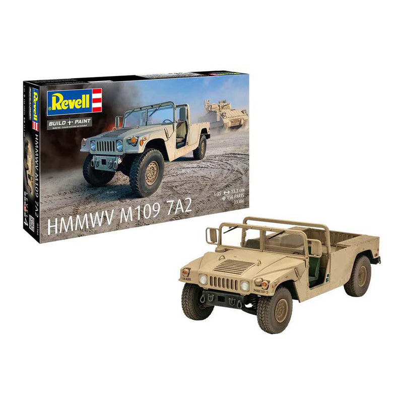 Load image into Gallery viewer, Revell modelbouwpakket - hmmwv m109 7a2 1:35 - 156dlg.
