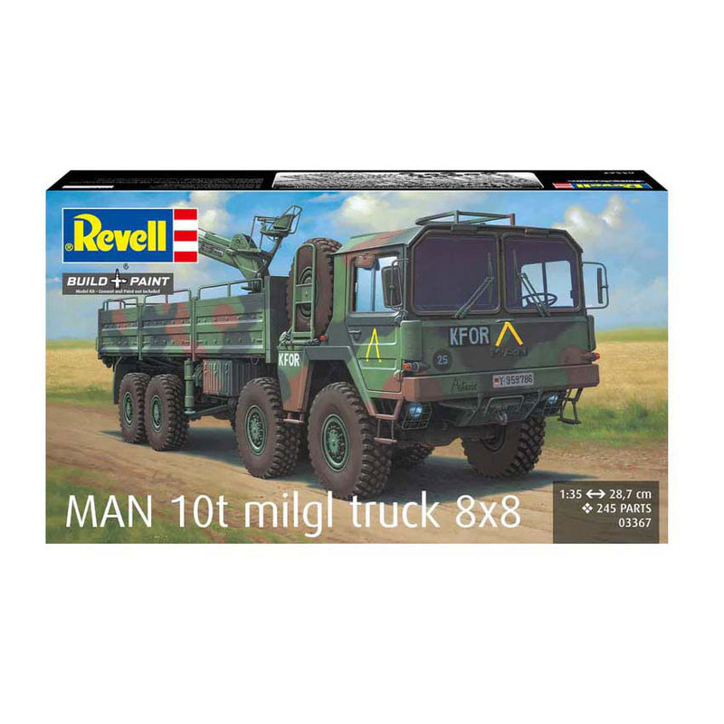 Load image into Gallery viewer, Revell modelbouwpakket - man 10t milgl truck 8x8 1:35 - 245dlg.
