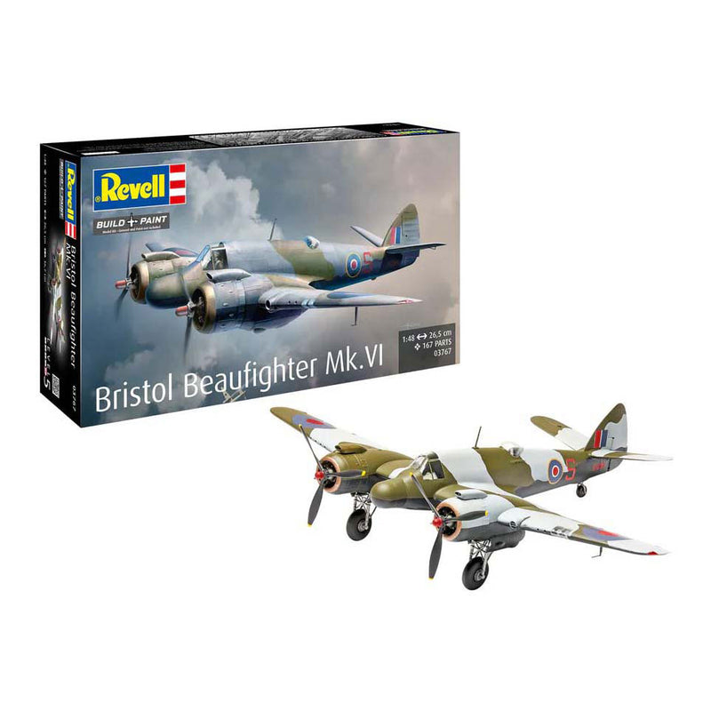 Load image into Gallery viewer, Revell modelbouwpakket - bristol beaufighter mk. vi 1:48 - 167dlg.
