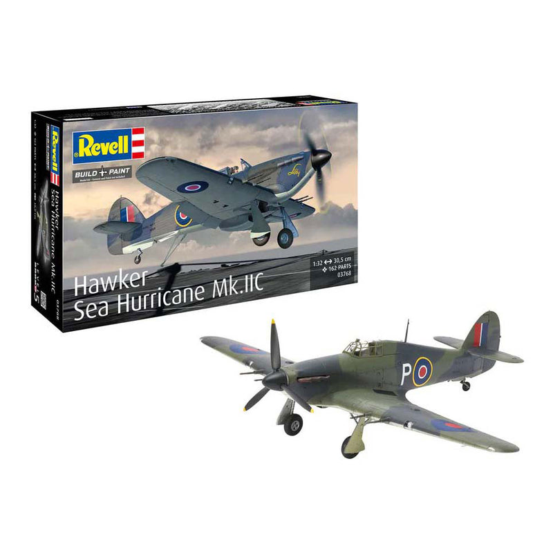 Load image into Gallery viewer, Revell modelbouwpakket - hawker sea hurricane mk.iic 1:32 - 162dlg.
