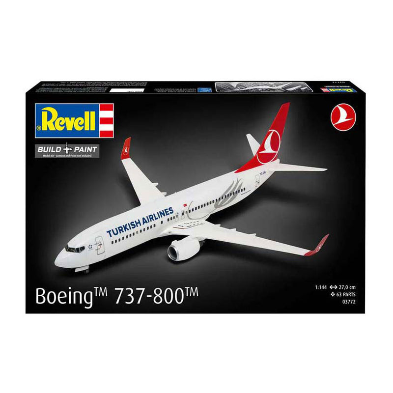 Load image into Gallery viewer, Revell modelbouwpakket - boeing 737-800 turkish airlines 1:144 - 63dlg.
