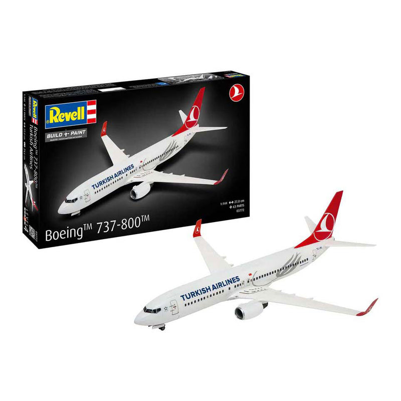 Load image into Gallery viewer, Revell modelbouwpakket - boeing 737-800 turkish airlines 1:144 - 63dlg.
