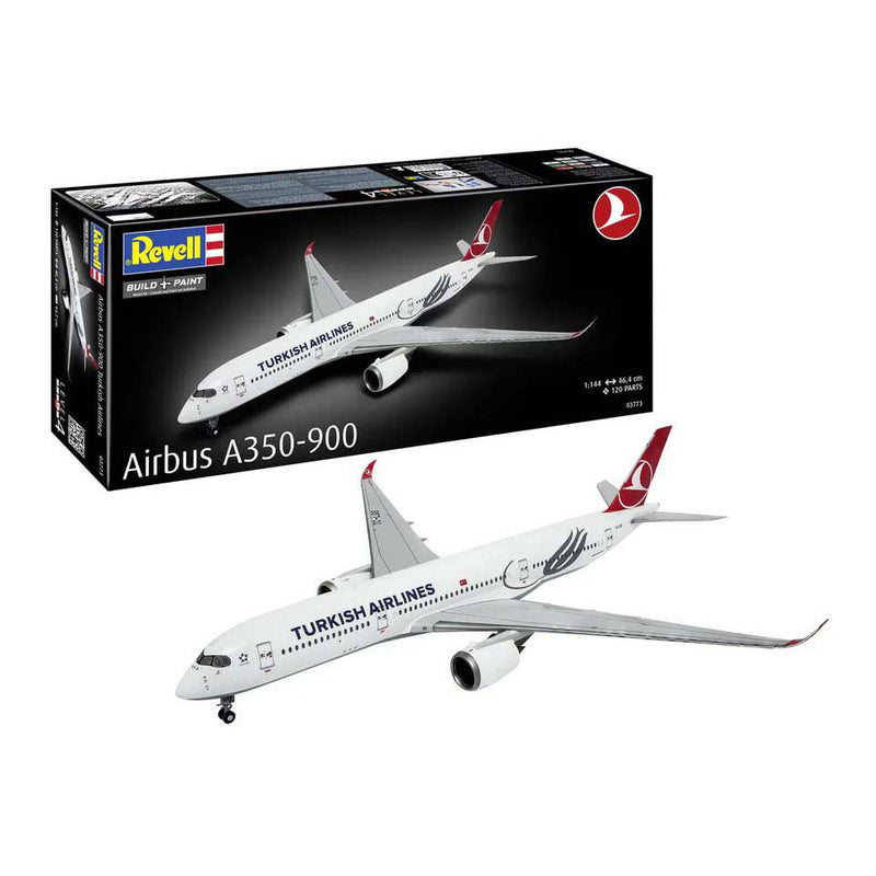 Load image into Gallery viewer, Revell modelbouwpakket - airbus a350-900 turkish airlines 1:144 - 120dlg.

