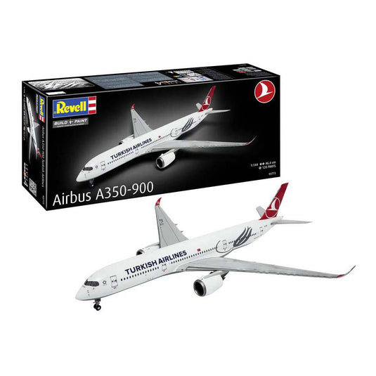 Revell modelbouwpakket - airbus a350-900 turkish airlines 1:144 - 120dlg.