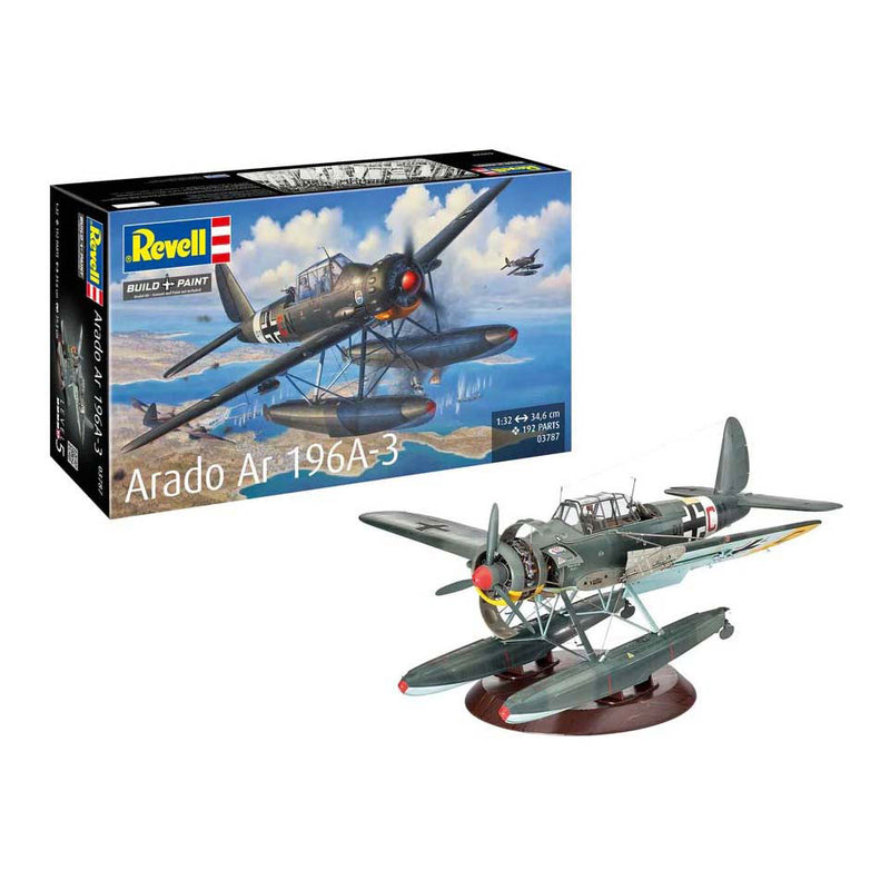 Load image into Gallery viewer, Revell modelbouwpakket - arado ar196a-3 seaplane 1:32 - 192dlg.
