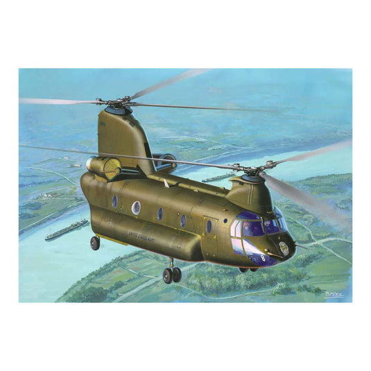 Revell modelbouwpakket militaire voertuigen - 03825 ch-47d chinook heli plastic - 1:144 - modelbouw