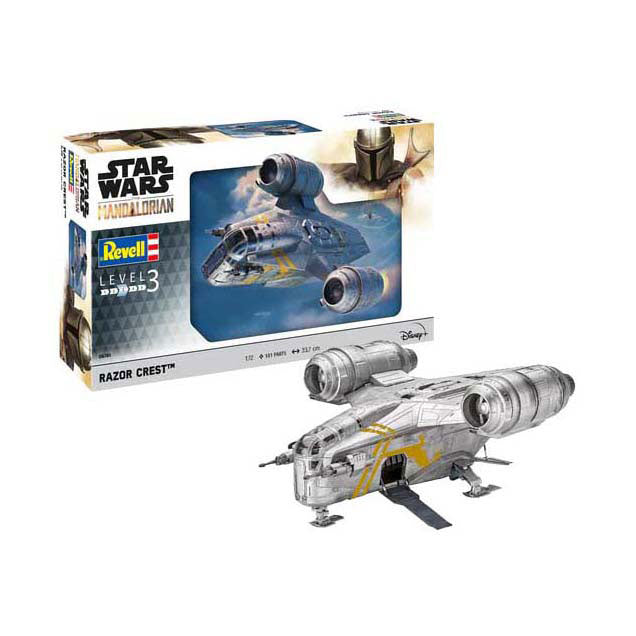 Load image into Gallery viewer, Revell modelbouwpakket star wars - razor crest the mandalorian 1:72 - 101dlg.
