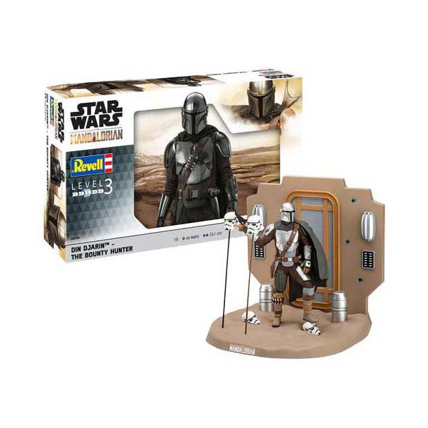 Load image into Gallery viewer, Revell modelbouwpakket star wars - din djarin the bounty hunter the mandalorian 1:9 - 60dlg.
