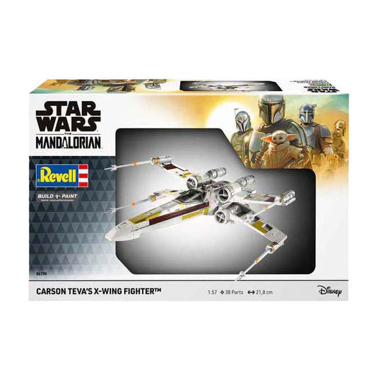 Revell modelbouwpakket star wars - the mandalorian: x-wing of carson teva 1:57 - 38dlg.