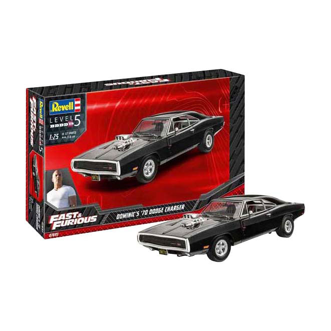 Load image into Gallery viewer, Revell modelbouwpakket fast furious - dominics 1970 dodge charger 1:25 - 117dlg.
