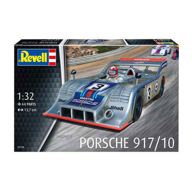 Revell modelbouwpakket auto - 07738 porsche 917 10 - duitse rauto plastic - 1:32 - modelbouw