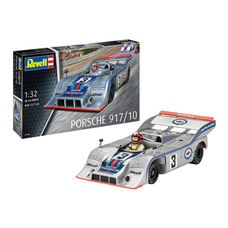 Afbeelding laden in galerijviewer, Revell modelbouwpakket auto - 07738 porsche 917 10 - duitse rauto plastic - 1:32 - modelbouw
