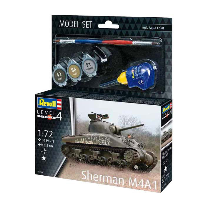 Load image into Gallery viewer, Revell modelbouwpakket - sherman m4a1 1:72 - 86dlg.
