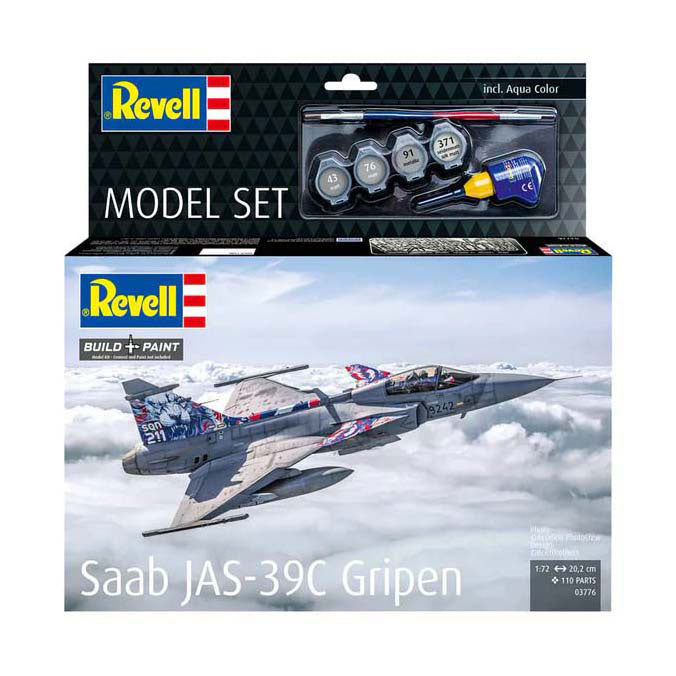 Load image into Gallery viewer, Revell modelbouwpakket - saab jas-39c gripen 1:72 - 110dlg.
