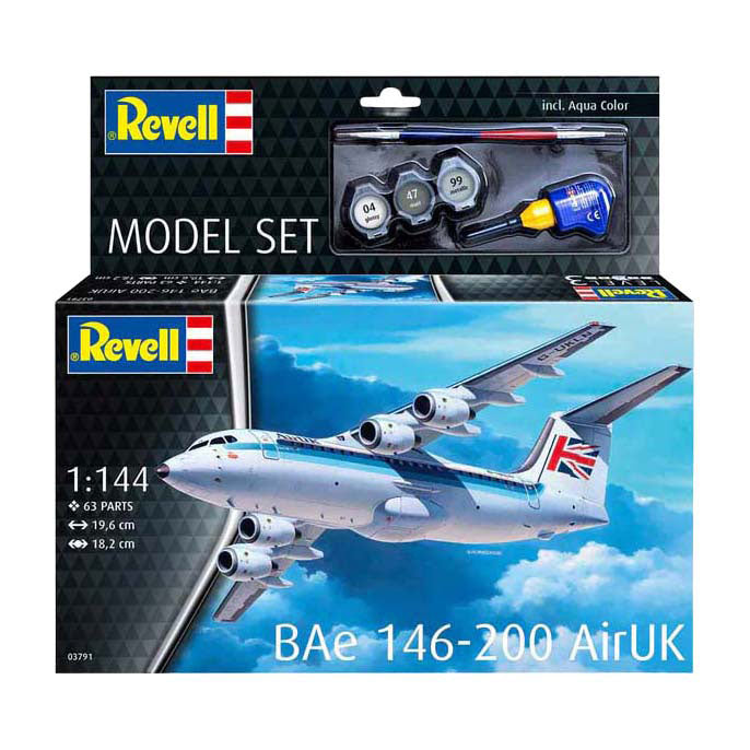 Load image into Gallery viewer, Revell modelbouwpakket - bae 146-200 airuk 1:144 - 63dlg.
