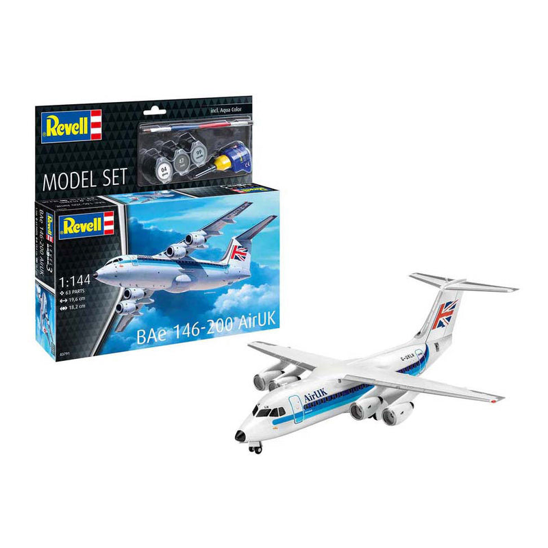 Load image into Gallery viewer, Revell modelbouwpakket - bae 146-200 airuk 1:144 - 63dlg.
