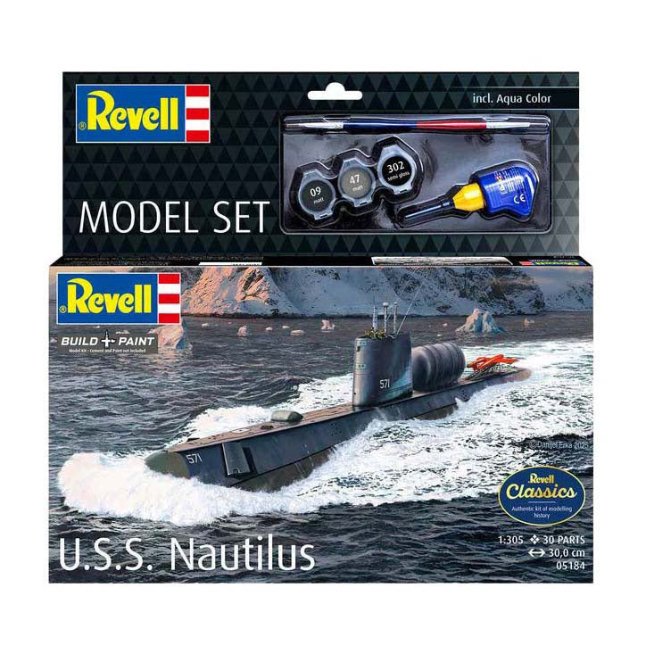 Load image into Gallery viewer, Revell modelbouwpakket - u.s.s. nautilus 1:305 - 30dlg.
