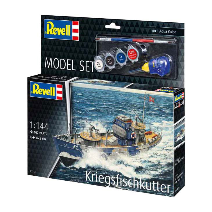 Load image into Gallery viewer, Revell modelbouwpakket - kfk (kriegsfischkutter) 1:144 - 102dlg.
