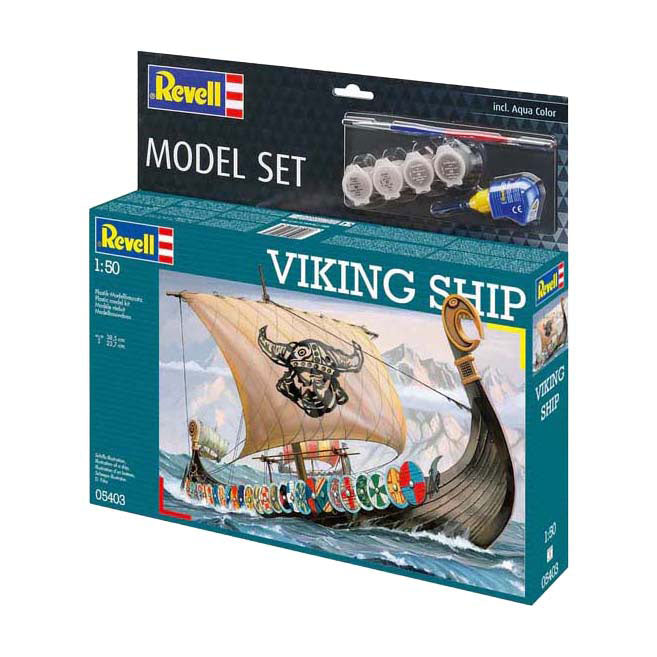 Afbeelding laden in galerijviewer, Revell modelbouwpakket - viking ship 1:50
