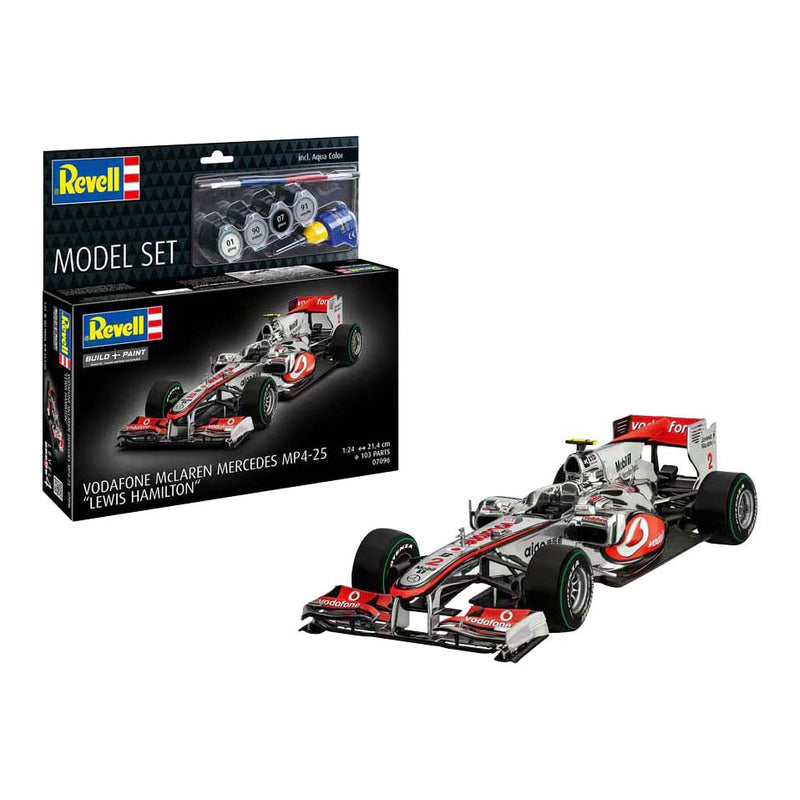 Load image into Gallery viewer, Revell modelbouwpakket - vodafone mclaren mercedes mp4-25 l. hamilton 1:24 - 103dlg.
