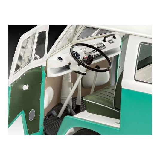 Revell modelbouwpakket - vw t1 bus 1:24 - 146dlg. - incl. basiskleuren verf