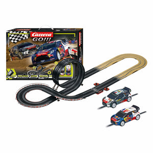 Carrera go!!! super rally - racebaan met 2 auto's - 1:43