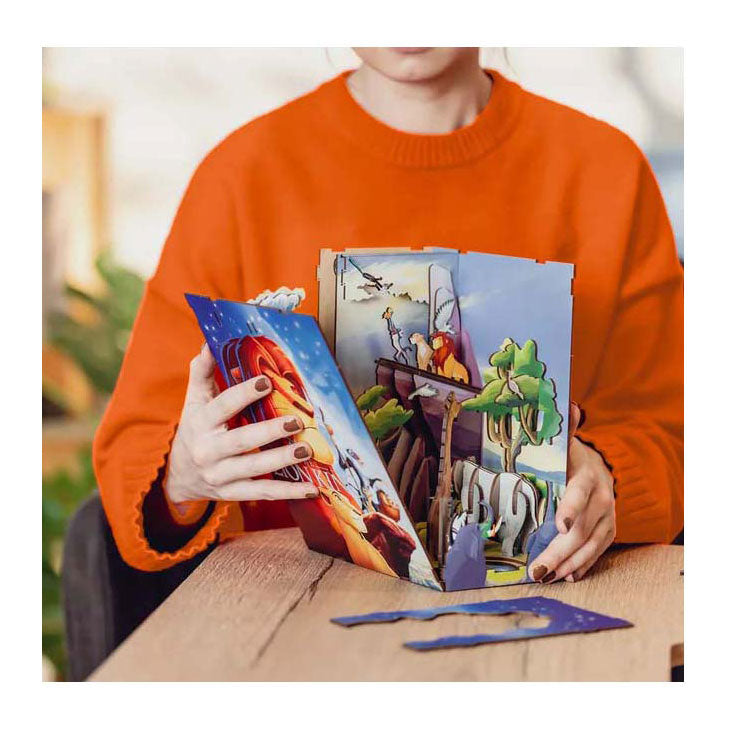 Load image into Gallery viewer, Disney revell - tiny adventures book nook lion king
