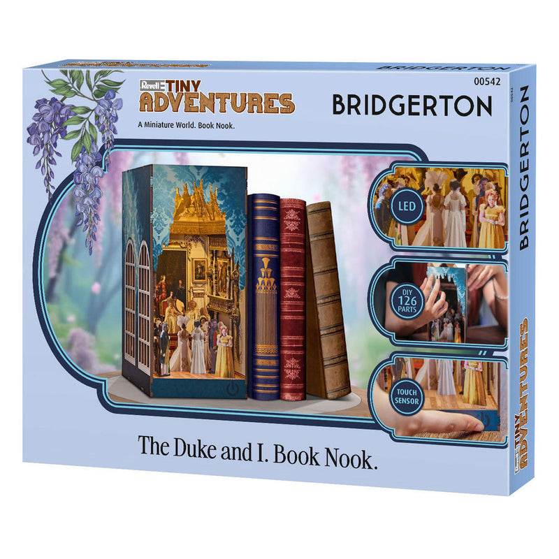 Load image into Gallery viewer, Revell tiny adventures book nook bridgerton the duke and i - 136dlg.
