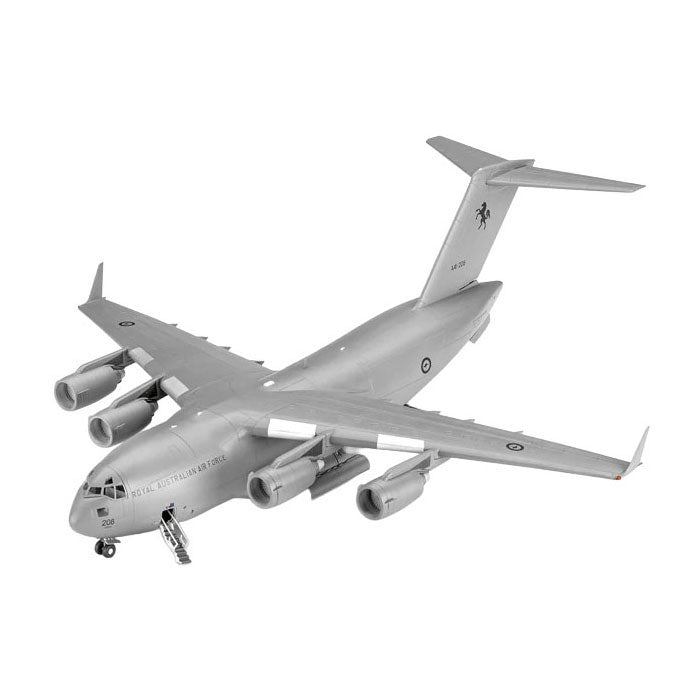 Load image into Gallery viewer, Revell modelbouwpakket boeing c-17a globemaster iii 1:144 - 137dlg.
