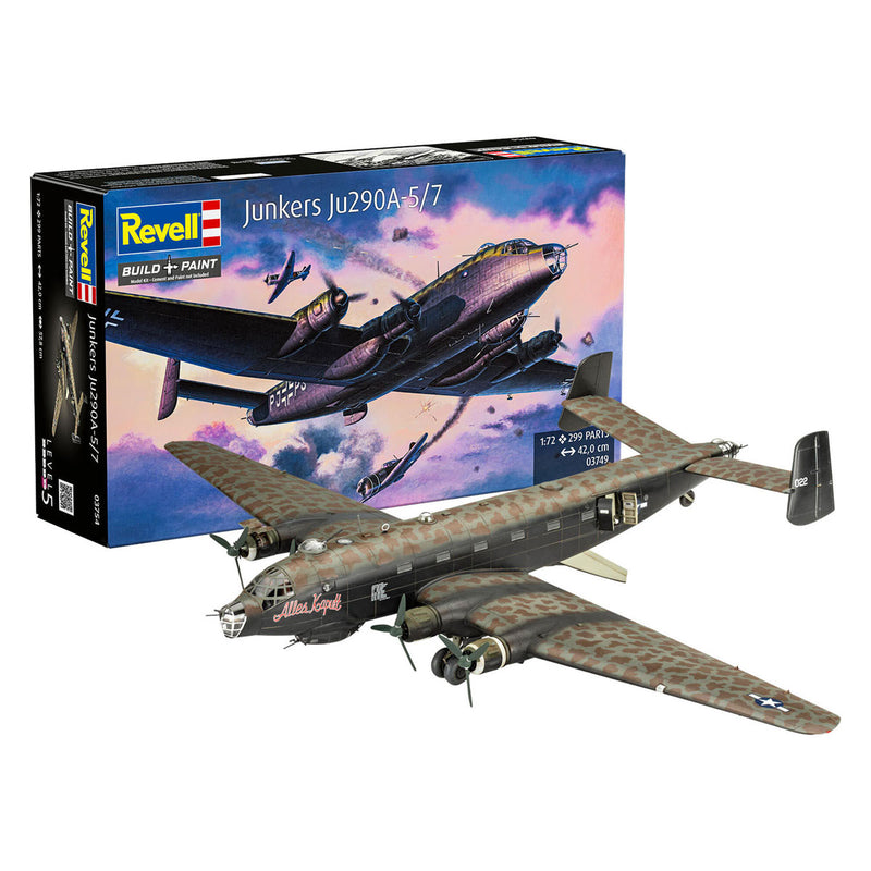 Chargez l'image dans la visionneuse de la galerie, Revell modelbouwpakket junkers ju 290a-5 'seeadler' 1:72 - 299dlg
