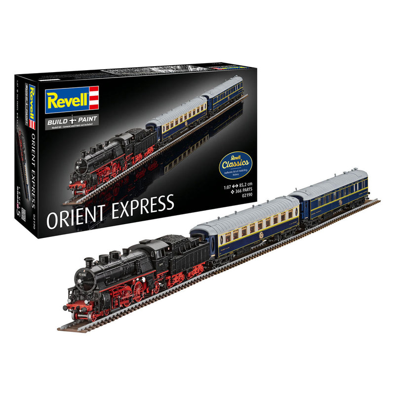 Afbeelding laden in galerijviewer, Revell modelbouwpakket orient express 1:87 - 366dlg.
