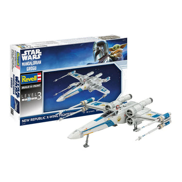 Revell modelbouwpakket the mandalorian and grogu new republic x-wing fighter 1:57 - 38dlg.