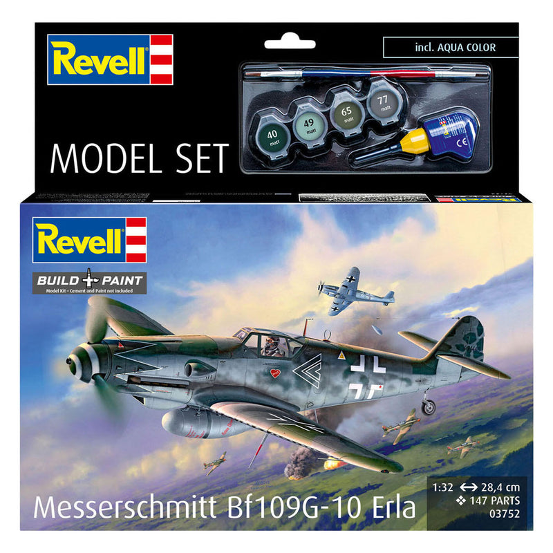 Load image into Gallery viewer, Revell modelbouwpakket model set messerschmitt bf109g-10 erla 1:32 - 147dlg.
