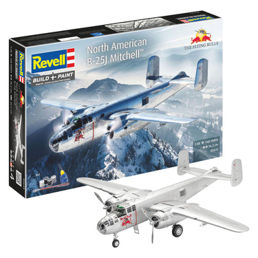 Revell modelbouwpakket gift set b-25j mitchell: flying bulls 1:48 - 148dlg.
