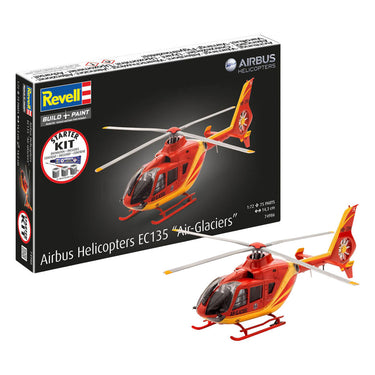 Revell modelbouwpakket starter kit airbus helicopters ec135 air-glaciers 1:72 - 75dlg.