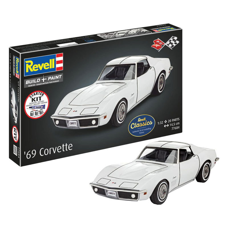 Afbeelding laden in galerijviewer, Revell modelbouwpakket starter kit corvette c3 1:32 - 20dlg.
