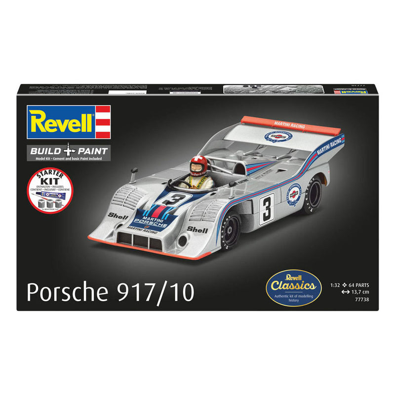 Afbeelding laden in galerijviewer, Revell modelbouwpakket starter kit porsche 917 10 1:32 - 64dlg.
