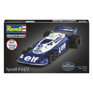 Revell modelbouwpakket starter kit tyrrell p34 2 6-wheeler 1:32 - 105dlg.