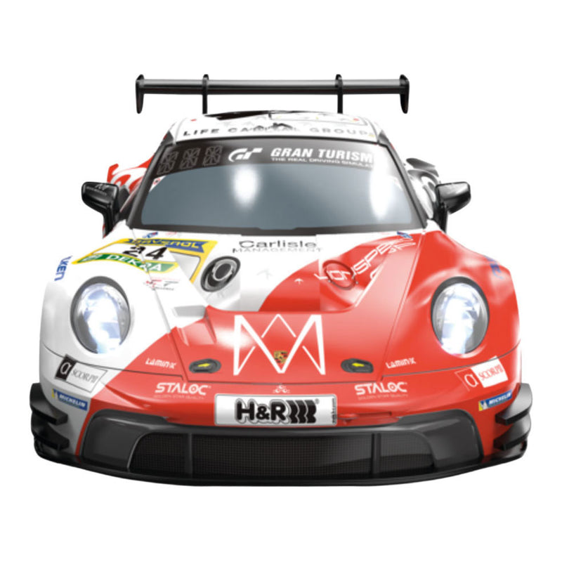 Afbeelding laden in galerijviewer, Carrera rc 2,4ghz porsche 911 gt3 r lionspeed gp, no.24 - 1:16
