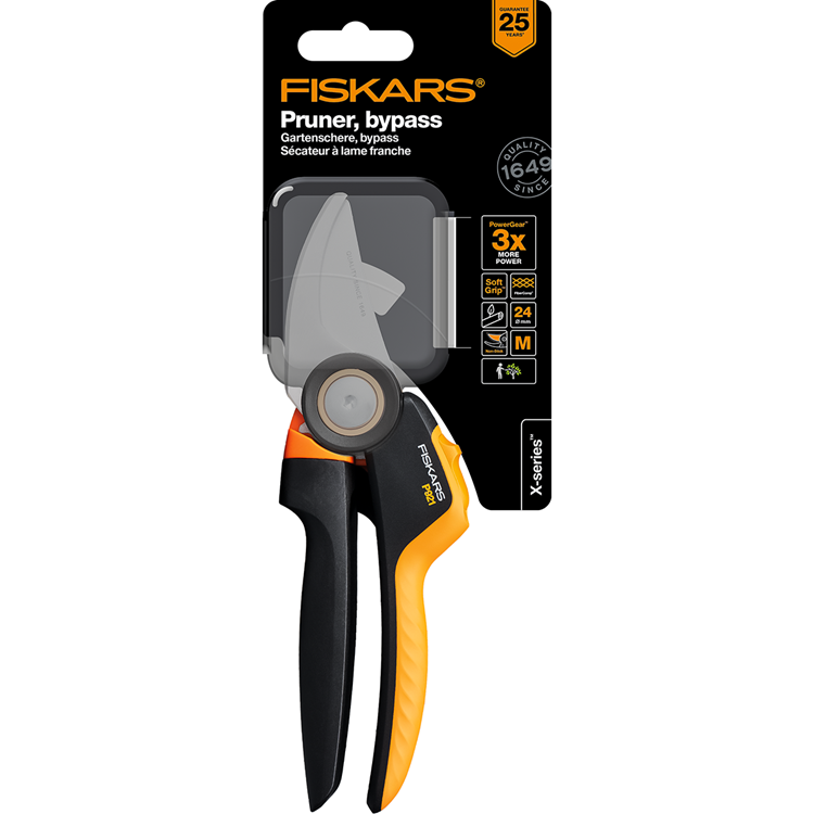 Afbeelding laden in galerijviewer, Fiskars snoeischaar - x-series bypass takkenschaar - maat m - tuinschaar - powergear™ technologie - tuingereedschap
