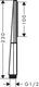 Hansgrohe rainfinity staafhanddouche 100 1jet mat wit