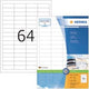Merkloos sans marque herma etiketten wit 48.3x16.9 premium a4 6400 st.