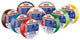 Tesa isolatietape geel 19mm 25mtr | 10 stuks