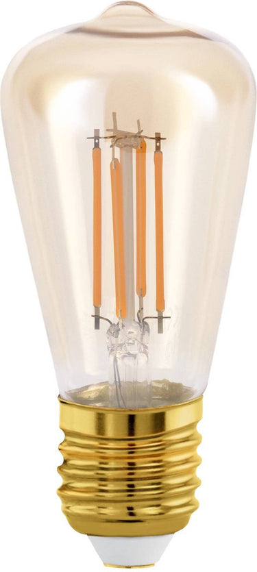 Eglo led lamp - ø 4,8 cm - e27 - amberkleurig