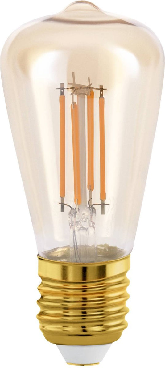 Eglo led lamp - ø 4,8 cm - e27 - amberkleurig